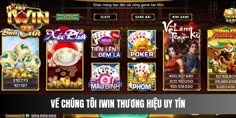 Về chúng tôi IWIN thương hiệu uy tín
